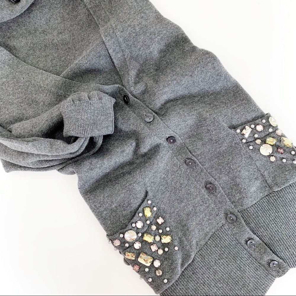 Apt. 9 Jeweled Pocket Cardigan - Picture 2 of 6